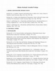 Research paper thumbnail of  Miloslav Rechcigl's Scientific Writings: A Bibliography