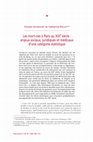 Research paper thumbnail of "Les mort-nés à Paris au XIXe siècle : enjeux sociaux, juridiques et médicaux d'une catégorie statistique", Population, 2009, 4, p. 687-722.