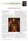 Research paper thumbnail of La qualità totale in cantina