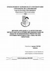 Research paper thumbnail of METHODE APPLIQUEE A LA DETECTION DES DEFAUTS SUR LES SYSTEMES MECANIQUES DANS UN OBJECTIF DE MAINTENANCE PREDICTIVE DES SYSTEMES INDUSTRIELS PAR L’ANALYSE DES VIBRATIONS