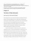 Research paper thumbnail of The Future of Policy Informatics