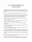 Research paper thumbnail of Glossary of American Terms Relating to Research and International Development