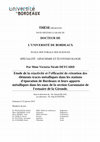 Research paper thumbnail of  Etude de la réactivité et l'efficacité de rétention des éléments traces métalliques dans les stations d'épuration de Bordeaux et leurs apports métalliques dans les eaux de la section Garonnaise de l'estuaire de la Gironde (ETIAGE)