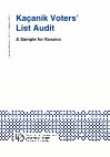 Research paper thumbnail of Kaçanik Voters’ List Audit 