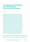 Research paper thumbnail of L'evoluzione dell'infosfera come emergenza di un terzo connettoma (Evolution of the infosphere as emergence of a third connectome)