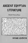 Research paper thumbnail of Miriam Lichtheim Ancient Egyptian Literature Vol III