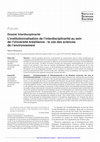 Research paper thumbnail of Dossier Interdisciplinarité. L'institutionnalisation de l'interdisciplinarité au sein de l'Université brésilienne : le cas des sciences de l'environnement