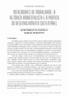 Research paper thumbnail of MERCADORES DE MORALIDADE: A retórica ambientalista e a prática do desenvolvimento sustentável