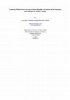 Research paper thumbnail of Gendering Political Power in Central African Republic: An Analysis of the Emergence and Challenges of ‘Mother Courage’