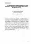 Research paper thumbnail of The Phenomenon of Ambiguous Mandate in Conflict