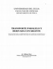 Research paper thumbnail of TRANSPORTE PARALELO Y DERIVADA COVARIANTE