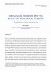 Research paper thumbnail of Ideological Freedom and the Resulting Axiological Tension