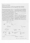 Research paper thumbnail of Some precursors of the Spanish lute school