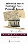 Research paper thumbnail of Inside the Mask: The English Poetry of Fernando Pessoa (Brown University)