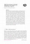 Research paper thumbnail of Self-Consciousness in Animals: Advantages and Problems of a Multipronged Approach (2015)