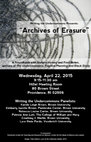 Research paper thumbnail of Archives of Erasure