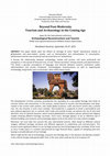 Research paper thumbnail of Beyond Post-Modernity Tourism and Archaeology in the Coming Age