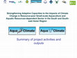 Research paper thumbnail of Summary of AquaClimate project activities and outputs