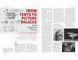 Research paper thumbnail of From tents to picture palaces