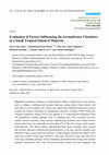 Research paper thumbnail of Evaluation of Factors Influencing the Groundwater Chemistry in a Small Tropical Island of Malaysia