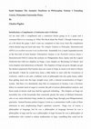 Research paper thumbnail of Scott Soames: The Analytic Tradition in Philosophy: Volume 1 Founding Giants, Princeton University Press