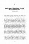 Research paper thumbnail of 'Indigo Bodies. Fashion, Mirror Work and Sexual Identity in Milan'  in D. Miller e S. Woodward (Eds) Global Denim, Berg, Oxford, pp. 72-95.