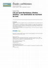 Research paper thumbnail of l'île de Saint-Barthelemy (Petites Antilles): une destination du tourisme de luxe