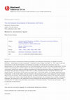 Research paper thumbnail of “Women's movement in Spain”, en International Encyclopedia of Revolution and  Protest: 1500-Present. Ed. Immanuel Ness. Oxford, Blackwell, 2009, pp.3609-3612. 