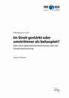 Research paper thumbnail of Im Streit gestärkt oder umstrittener als behauptet? Zehn Jahre diplomatische Kontroversen über die Schutzverantwortung (HSFK-Report 9/2014)