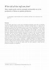 Research paper thumbnail of Where did all that stuff come from? Marx, surplus profit, and the seemingly inexhaustible rise in the productivity of labour in capitalist production