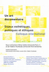 Research paper thumbnail of Un art documentaire - Colloque international - 3-5 juin 2015 - Paris