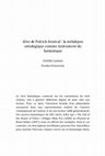 Research paper thumbnail of Aliss de Patrick Senécal : La métalepse ontologique comme instrument du fantastique