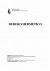 Research paper thumbnail of DURERO HERMÉTICO