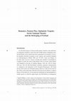 Research paper thumbnail of “Romance, Passion Play, Optimistic Tragedy: Soviet National Theater and the Reforging of Farhad,” in Cahiers d’Asie centrale No. 24: Littérature et société en Asie centrale, ed. Gulnara Aitpaeva (Paris: Éditions Pétra, 2015), pp. 239-266.