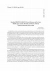 Research paper thumbnail of Reseña de: Rosalind BROWN-GRANT, French Romance of the Later Middle Ages. Gender, Morality and Desire, Oxford, Oxford University Press, 2008.