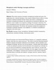 Research paper thumbnail of Method and Metaphysics in Theology