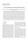 Research paper thumbnail of A Survey on Bitmap Index Compression Algorithms for Big Data