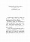 Research paper thumbnail of L'insegnamento dell’italiano per scopi specifici con le tecnologie di Rete