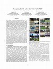 Research paper thumbnail of Recognizing Realistic Actions from Videos in the Wild