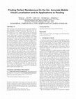 Research paper thumbnail of Finding Perfect Rendezvous On the Go: Accurate Mobile Visual Localization and Its Applications to Routing