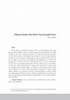 Research paper thumbnail of Zihinsel Alanda "Ben Hissi" Neye Karşılık Gelir? [What Does the "Sense of I-ness" Correspond to in a Mental Domain?]