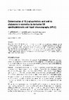 Research paper thumbnail of Determination of 18 I-glycyrrhetinic acid and its phytosome in cosmetics by derivative LJV spectrophotometry and liquid chromatography (IIP/C)