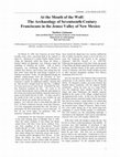 Research paper thumbnail of At the Mouth of the Wolf: The Archaeology of Seventeenth-Century Franciscans in the Jemez Valley of New Mexico