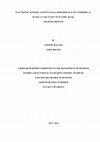 Research paper thumbnail of ELECTRONIC BANKING AND FINANCIAL PERFORMANCE OF COMMERICAL BANKS.A CASE STUDY OF STANBIC BANK,  MBARARA BRANCH