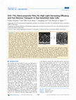 Research paper thumbnail of ZnO−TiO 2 Nanocomposite Films for High Light Harvesting Efficiency and Fast Electron Transport 