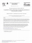 Research paper thumbnail of A quantitative analysis of the impact of wind energy penetration on electricity prices in Ireland