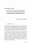 Research paper thumbnail of “Desarrollo de estrategias de Capacitación” Capacitación de Sensibilización 5S