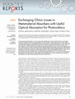 Research paper thumbnail of Exchanging Ohmic Losses in Metamaterial Absorbers with Useful Optical Absorption for Photovoltaics