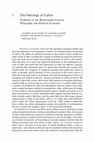 Research paper thumbnail of Labor of Fire: the Ontology of Labor between Economy and Culture