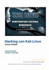 Research paper thumbnail of Kali Linux-Manual en Español